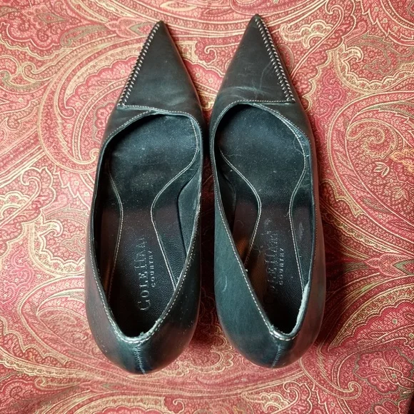 COLE HAAN black kitten heels 7B ⤵️ - Picture 7 of 9